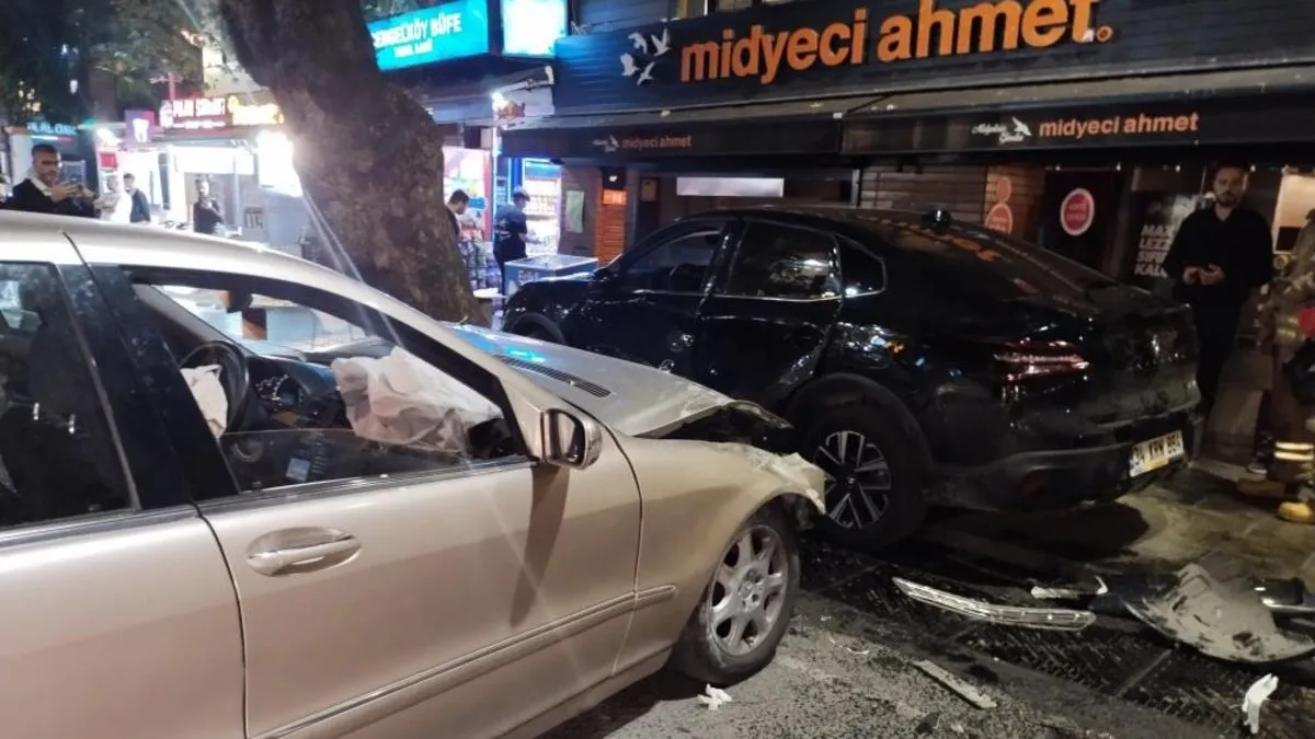 Çengelköy’de feci kaza! 1’i ağır 4 yaralı