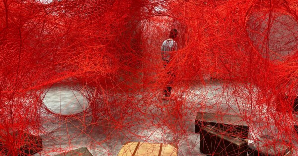 ‘Chiharu Shiota: Dünyalar Arasında’ sergisi İstanbul Modern’de açıldı