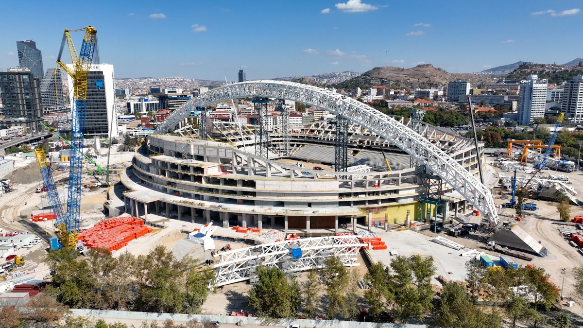 Ankara’nın yeni stadyum kompleksi hızla tamamlanıyor