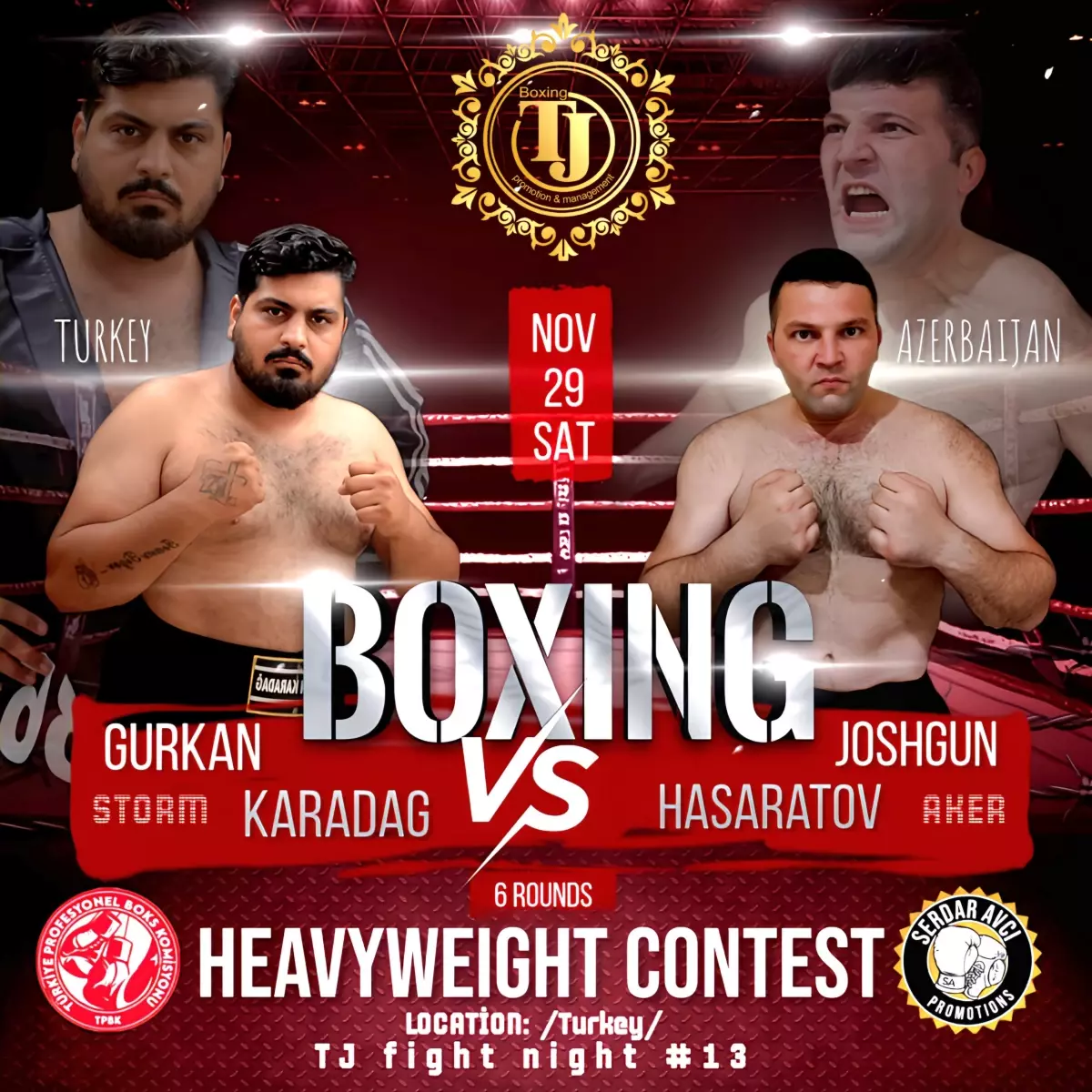 İzmir’de Profesyonel Boks Şöleni: TJ Fight Night