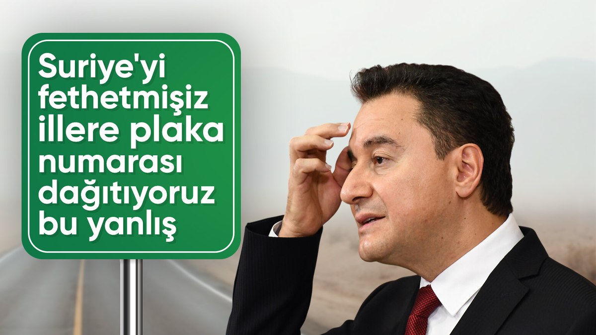 Ali Babacan: Suriye’de olanlar iç kamuoyuna farklı anlatılıyor